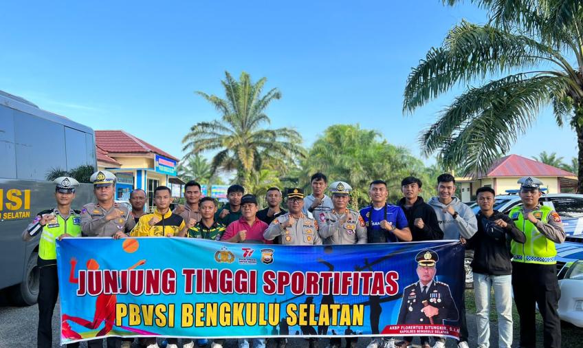 Kapolres BS Lepas Kontingen Tim Voly Putra Mengkuti Kejurda 