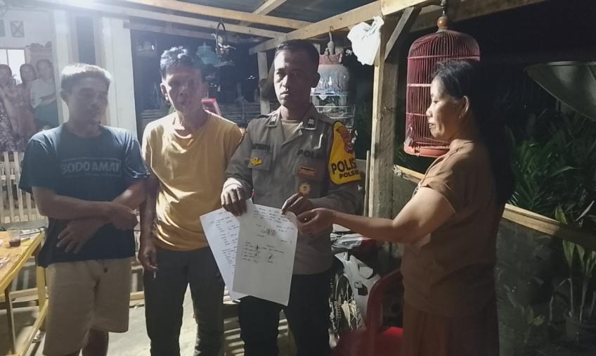 Selingkuh, Warga Desa Lubuk Gedang di Mediasi Polsek Lais  