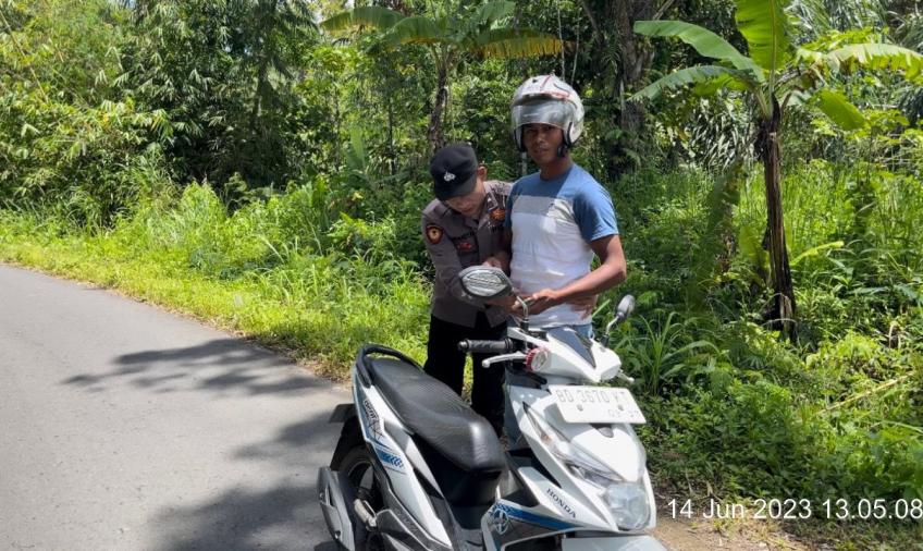 Langkah Pencegahan, Polsek Sindang Dataran Rutin Gelar Pemeriksaan Senpi dan Sajam