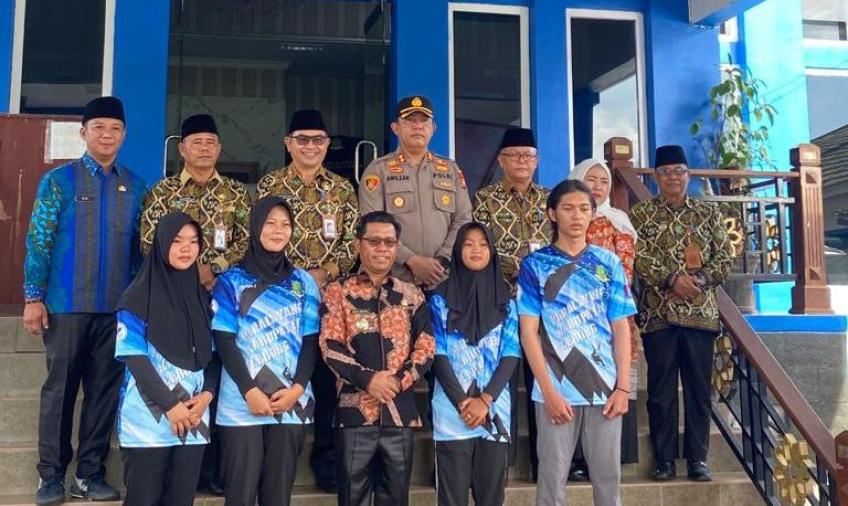 Kapolres Hadiri Pelepasan Siswa Paralayang Kabupaten Lebong