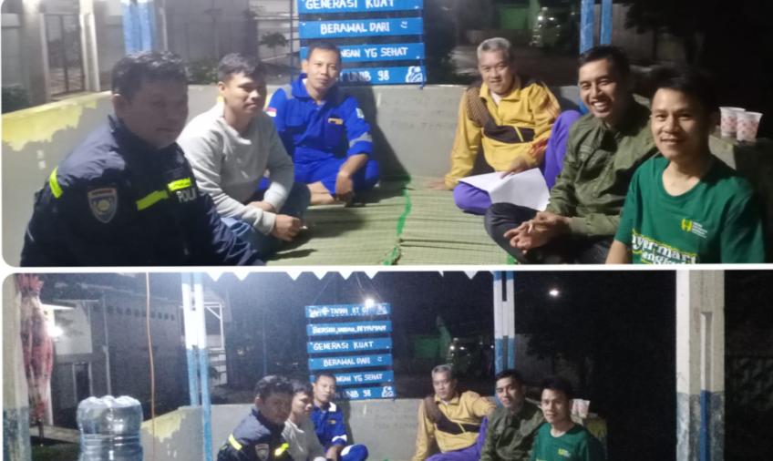 Sambang dengan Warga Binaannya, Bhabinkamtibmas Polsek Kampung Melayu Sampaikan Imbaun