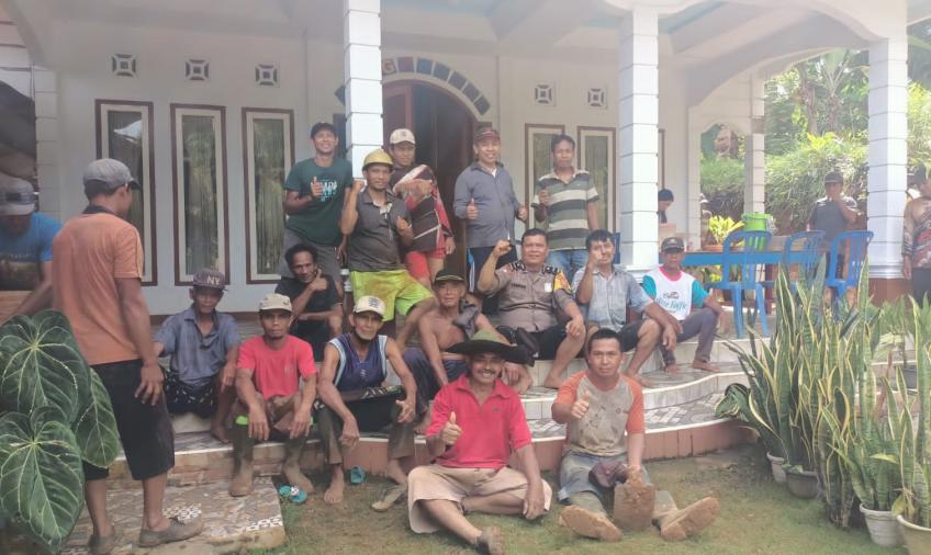 Bhabinkamtibmas Polsek Giri Mulya Lakukan Kegiatan Bakti Religi di Gereja GPDI Desa Wonoharjo