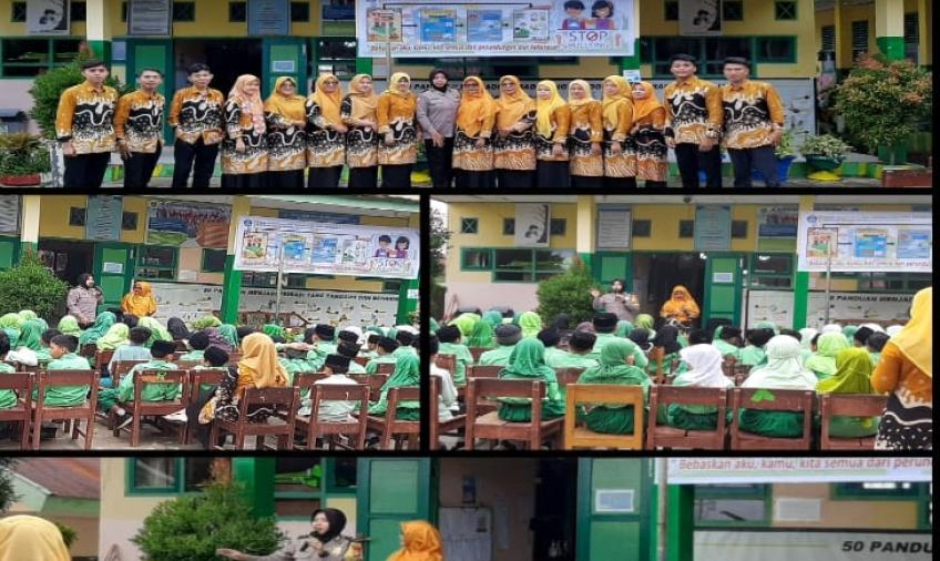 Sambangi SDN 50 Kota Bengkulu, Bhabinkmtibmas Berikan Imbau Tentang Bahaya Prilaku Bulying
