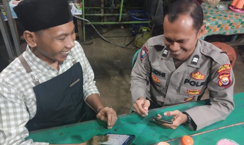 Permudah Pelayanan Masyarakat, Polsek Padang Jaya Sosialisasikan Aplikasi Super App