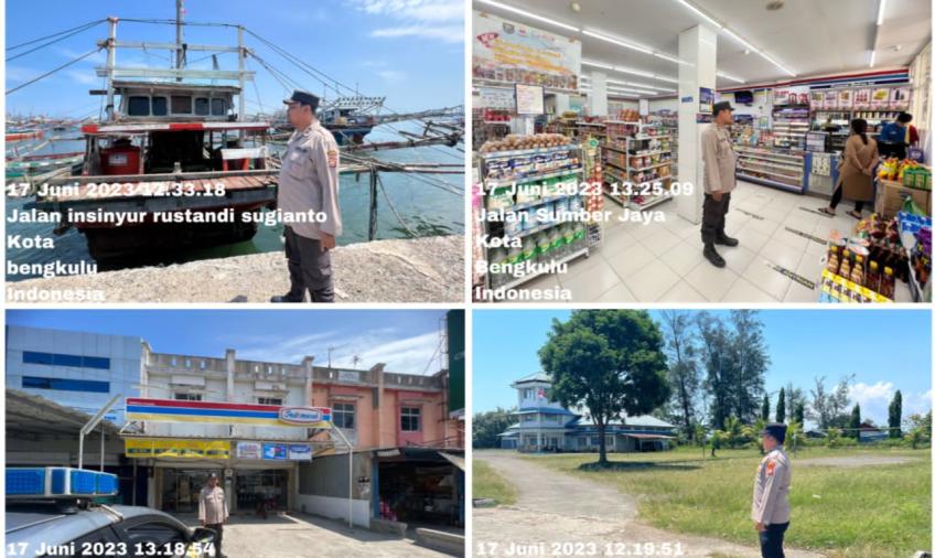 Patroli KRYD, Personel Polsek KSKP Pulau Baai di Kawasan Pelabuhan