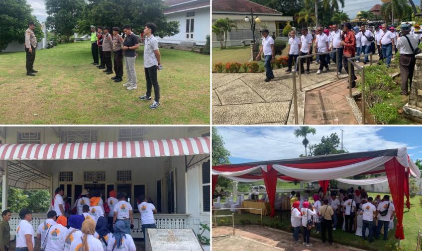 Personel Sat Samapta Polresta Bengkulu dan Jajaran Laksanakan Pengamanan Reuni Akbar IKBA SMPN Jambi 