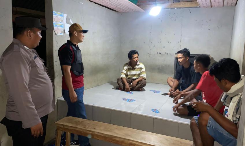 Kapolsek Giri Mulya Lakukan Patroli Sambang Poskamling di Wilkum Polsek Giri Mulya