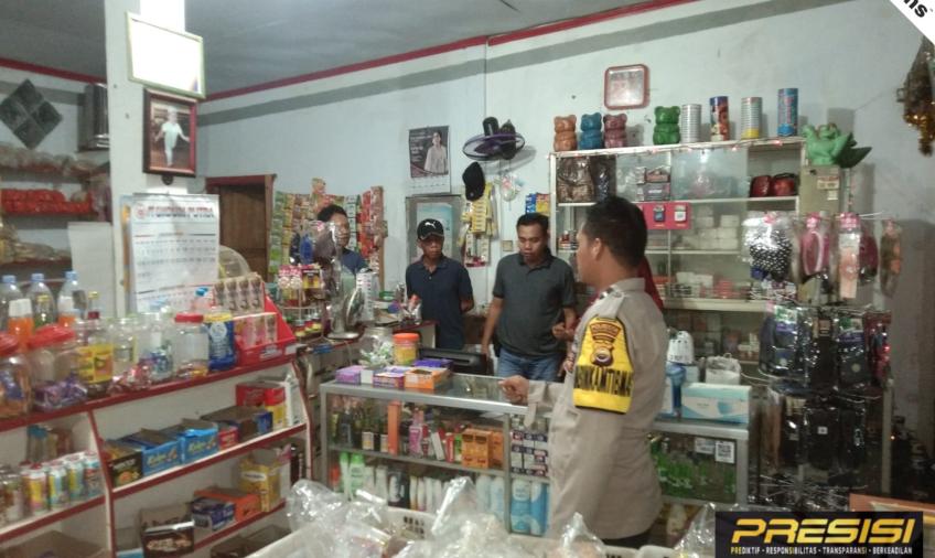 Sambang Kamtibmas, Polsek Selebar Sampaikan Imbauan Kamtibmas