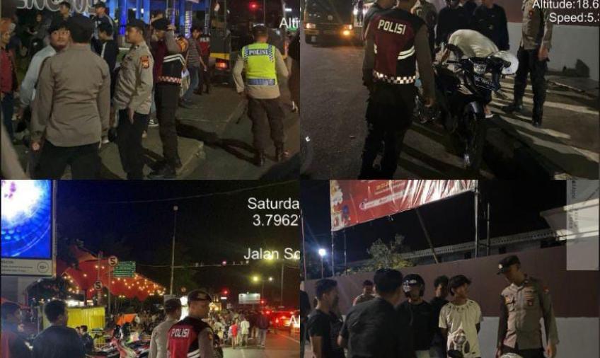 Sat Samapta Polresta Bengkulu Gelar Patroli KRYD, Ciptakan Rasa Aman