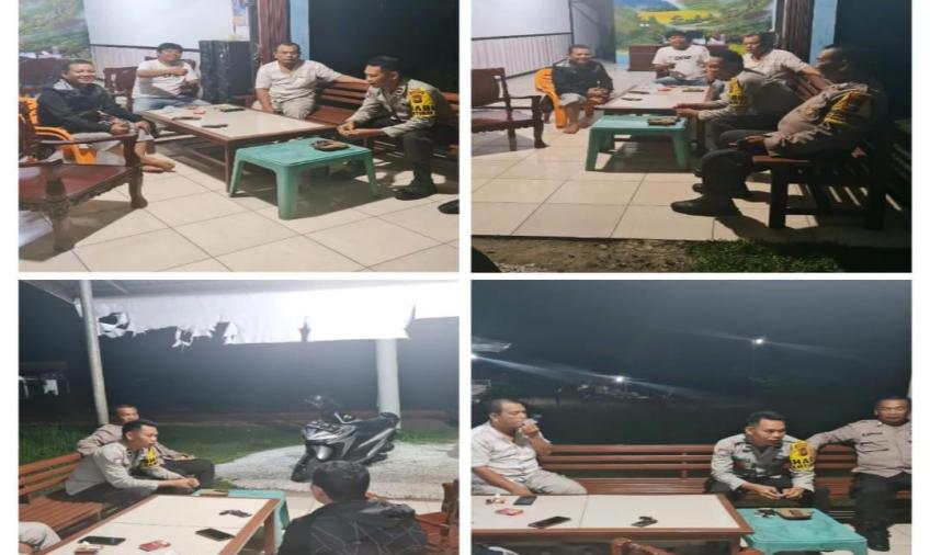 Polsek Muara Bangkahulu Patroli Dilogis dan Patroli Sambang di Wilayah Hukum 