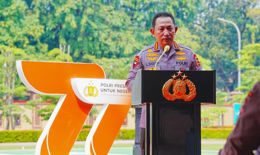 Gelar Baksos dalam Rangka Hari Bhayangkara ke-77, Kapolri Ingin Polri Selalu Bersama Masyarakat