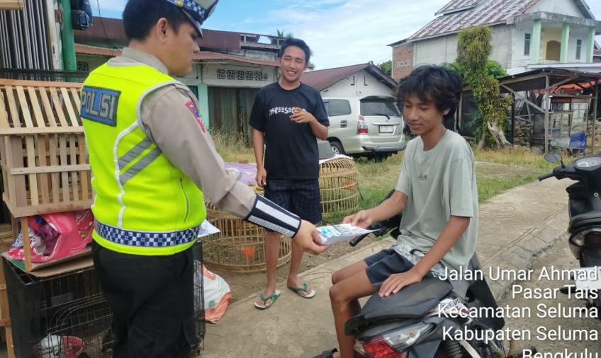 Turjawali Sat Lantas Polres Seluma Patroli di Wilayah Hukum Polres Seluma