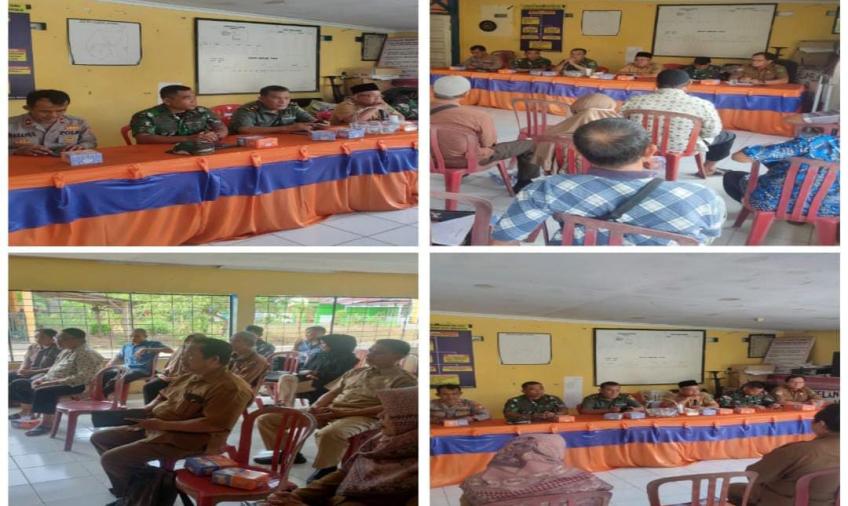 Kapolsek Selebar Bersama Personel Hadiri Rapat Koordinasi Pelaksanaan TMMD di Kelurahan Betungan 
