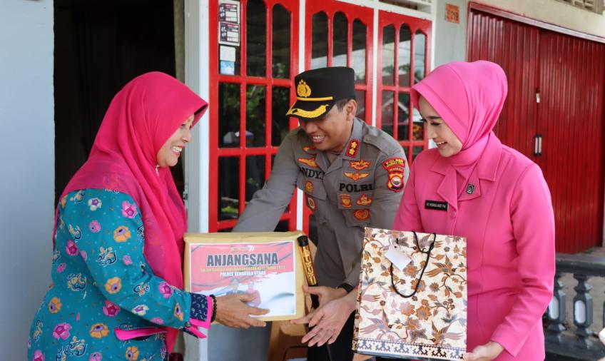 Kapolres Bengkulu Utara Anjangsana Ke Purnawirawan Polri dan Warakawuri Dalam Rangka Hari Bhayangkara Ke-77
