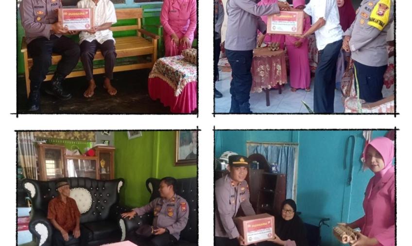 Kapolsek Kaur Tengah Anjangsana Ke Purnawirawan Polri dan Warakawuri 