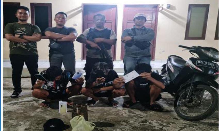 Bobol Toko M98 Shop, 3 Pria ini Dibekuk Polsek Muara Bangkahulu