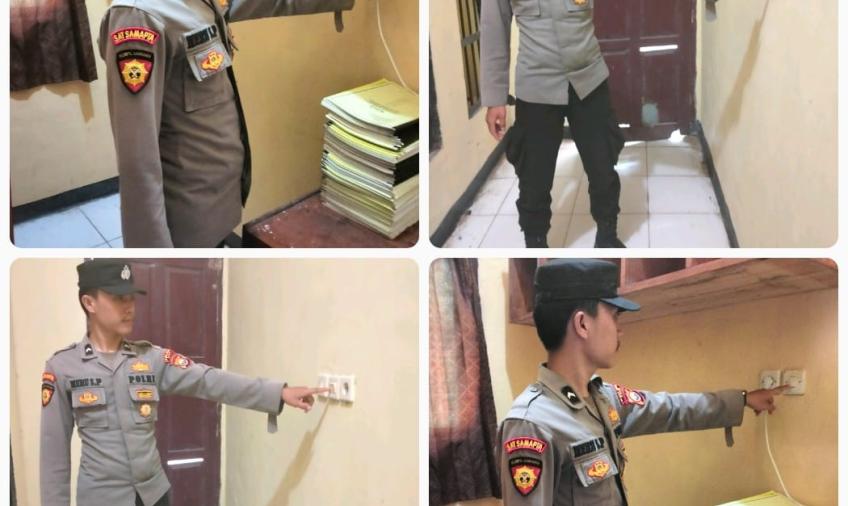 Polres Kaur Cek Instalasi Listrik Mako 