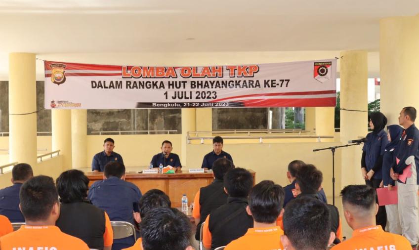 Dit Reskrimum Polda Bengkulu Gelar Lomba Olah TKP, Diikuti Seluruh Polres Jajaran