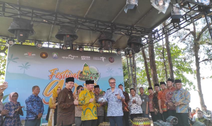 Polsek Kaur dan Polsek Jajaran Laksanakan Pengamanan Terbuka dan Tertutup Pembukaan Kegiatan Festival Gurita