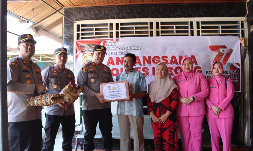 Kapolres Lebong Anjangsana ke Rumah Warakawuri dan Purnawirawan Polri 
