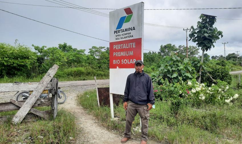 Cegah Penyalahgunaan, Polsek Enggano Monitoring Distribusi BBM di SPBU