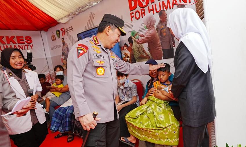 Gelar Baksos Kesehatan, Kapolri: Demi Keselamatan Masyarakat 
