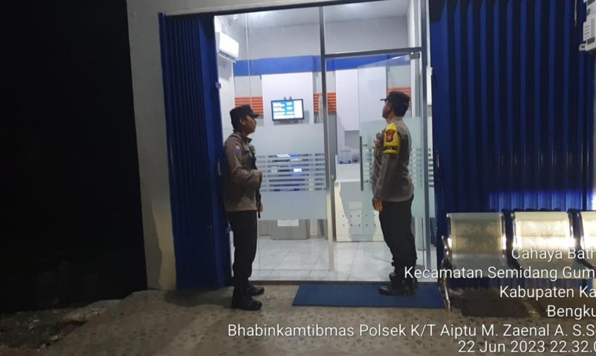 Berikan Keamanan Terhadap Masyarakat, Polres Kaur Patroli Dialogis