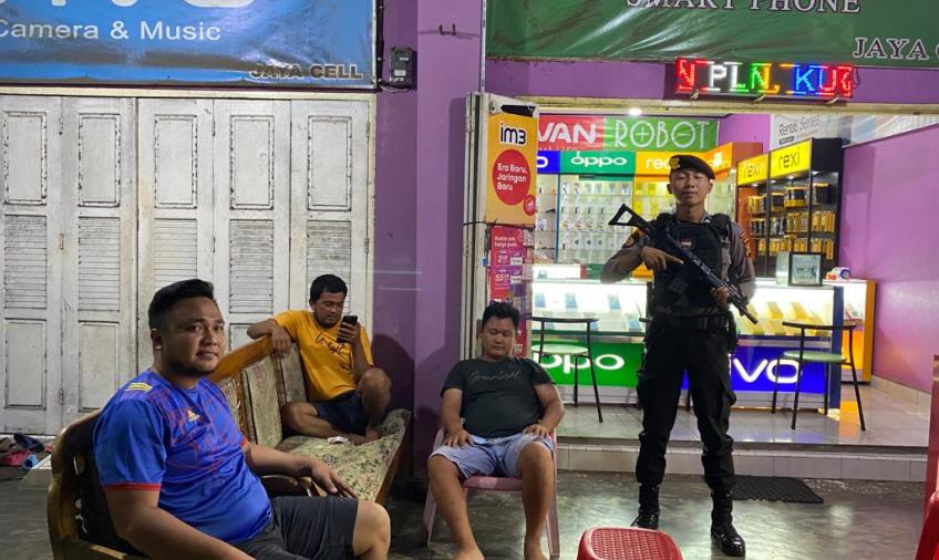 Cegah Tindak Pidana, Sat Samapta Polres Kaur Patroli Presisi