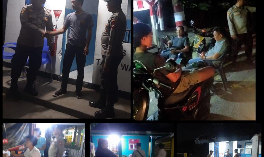 Polsek Kaur Selatan, Giat Patroli KRYD Dalam Rangka Pengawasan Kamtibmas