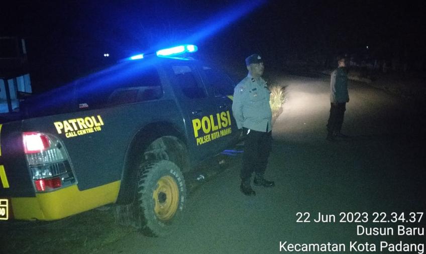 Cegah 3C, Polsek Kotapadang Tingkatkan Patroli Malam Hari