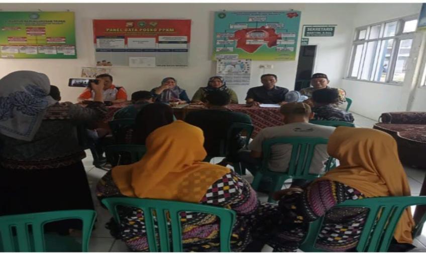 Bhbainkamtibmas Polsek Selebar Hadiri Rapat Pokja KB Kelurahan Sukarami