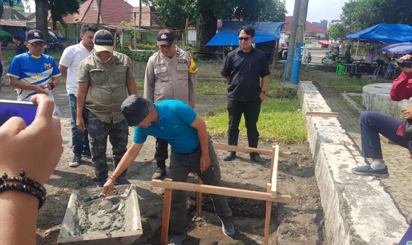 Bhabinkamtibmas Polsek Curup Hadiri Kegiatan Pelaksanaan Titik Nol Kelurahan Pasar Baru 