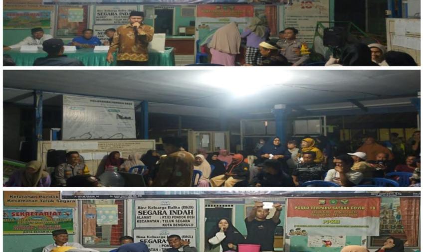 Polsek Teluk Segara Laksanakan Monitoring Pemilihan Ketua RT 03 Kelurahan Pondok Besi 