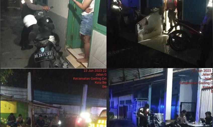 Guna Meminimalisir Tindak Pidana, Personel Sat Samapta Polresta Bengkulu Patroli Mobiling 