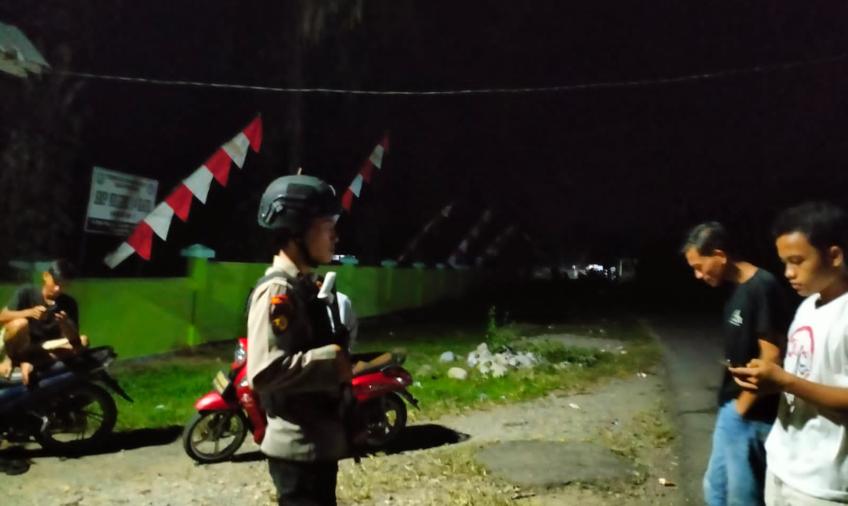 Piket Yanmas Polsek Padang Guci Hulu Laksanakan Patroli Dialogis