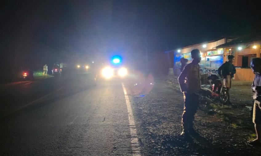Laksanakan Patroli Blue Light, Polsek Lais Bubarkan Kumpulan Pemuda Yang Akan Balap Liar