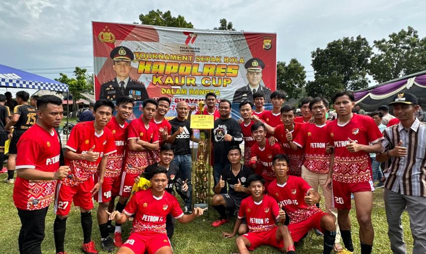 Polres Kaur, Tutup Turnament Cup Kapolres Kaur Tahun 2023 