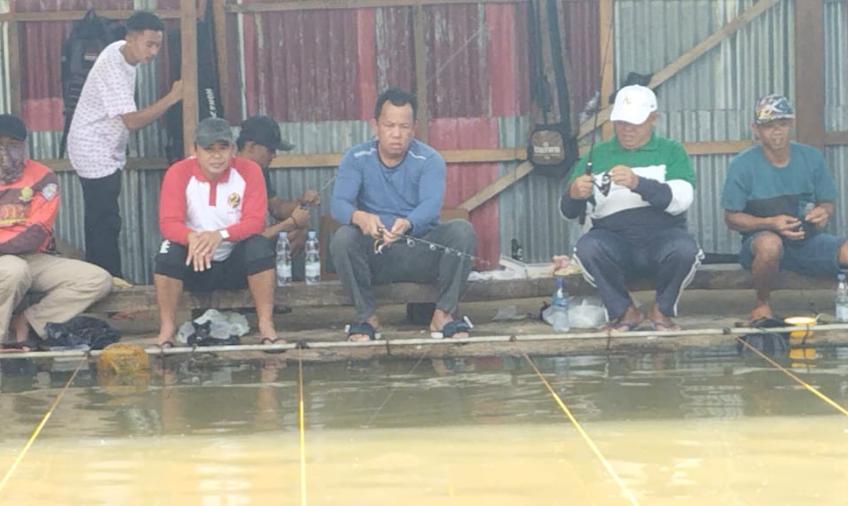Polres Lebong Gelar Lomba Memancing dalam Rangka Hari Bhayangkara Ke-