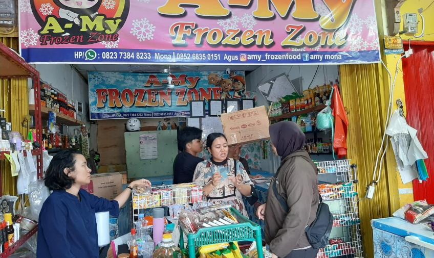 Sambang Tokoh Amy Frozen, Bhabinkamtibmas Samapaikan Imbauan 