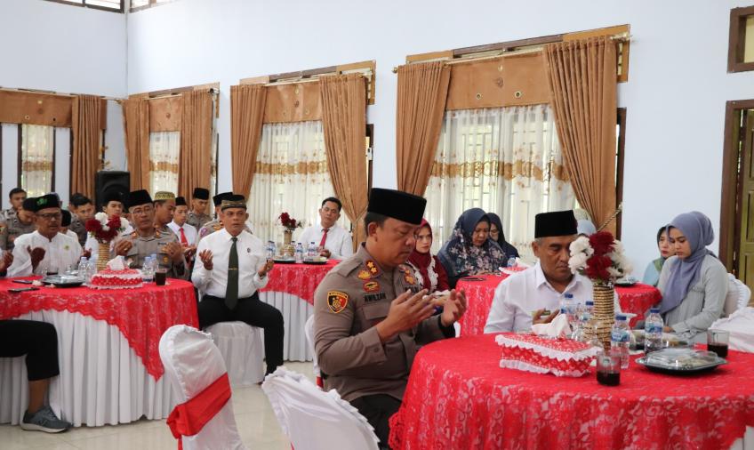 Sambut Hari Bhayangakara Ke-77, Polres Lebong Doa Bersama Lintas Agama