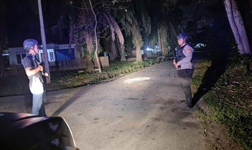 Giat Piket Yanmas Melaksanakan Patroli KRYD dalam Rangka Antisipasi Tindak Pidana 3C di Wilkum Polsek Kaur Utara