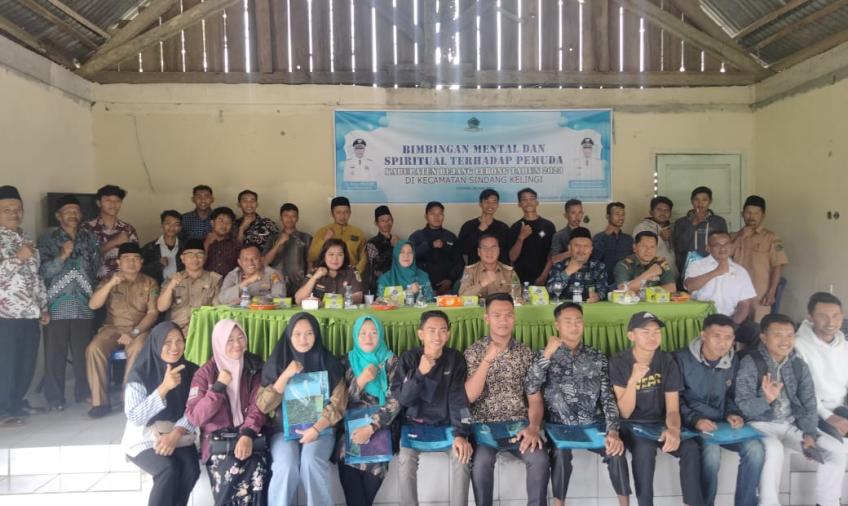 Kapolsek Sindang Kelingi Ikuti Kegiatan Bimbingan Mental dan Spiritual Terhadap Pemuda