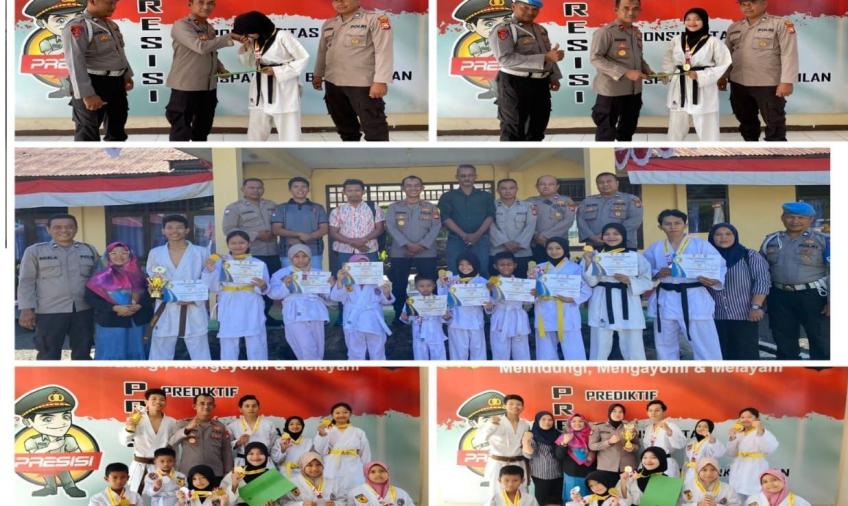 Kapolsek Selebar, Apresiasi dan Berikan Uang Pembinaan kepada Atlit Inkanas Binaan 
