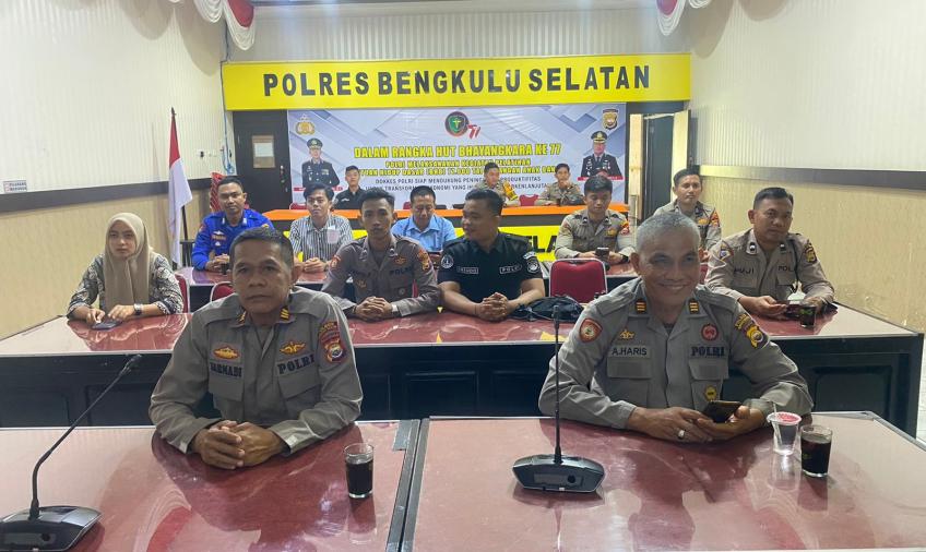 Polres BS Ikuti Pelatihan Program Manajemen Citra Polri Bagi Pengguna Media Polres BS