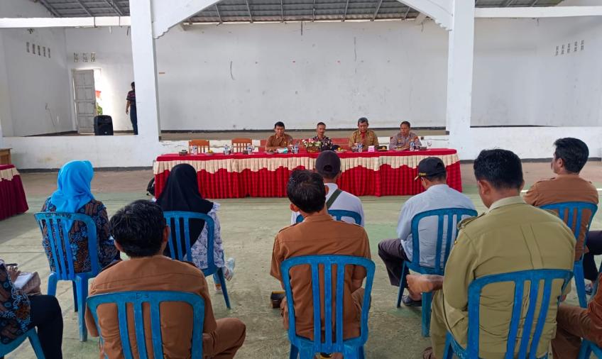 Wakapolsek Padang Jaya Hadiri Musyawarah Penyusunan APBDES Tahun Anggaran 2023