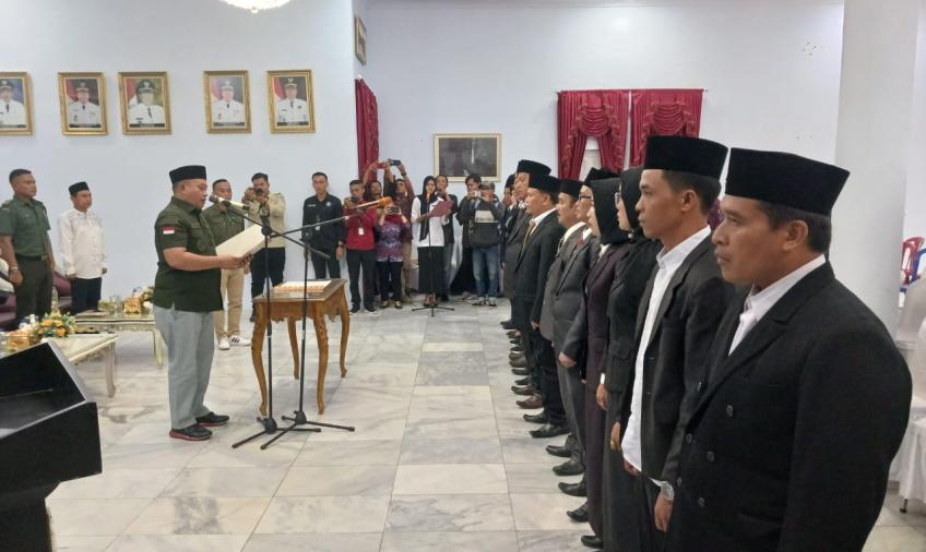 Kapolres Seluma Hadiri Pelantikan dan Pengukuhan PPDI Kabupaten Seluma Periode 2023 - 2028
