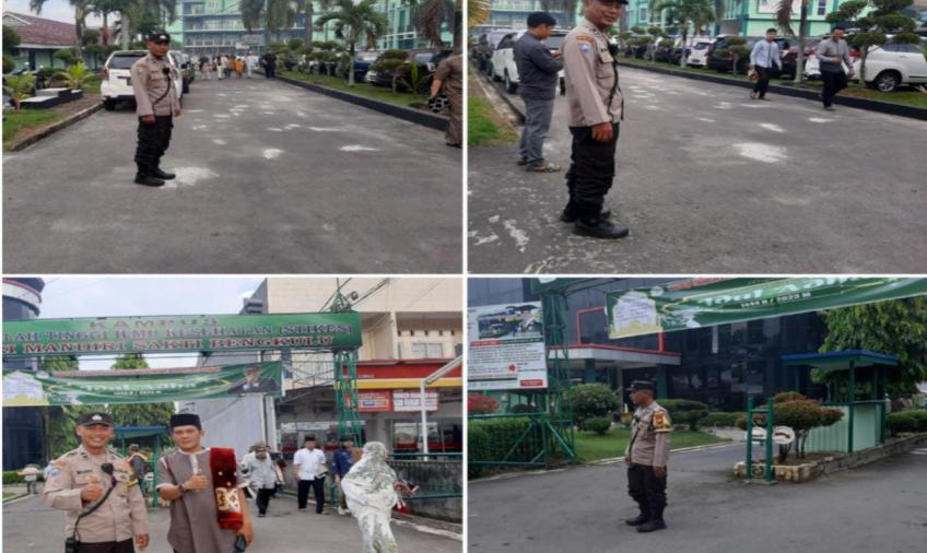 Polresta Bengkulu dan Polsek Jajaran Laksanakan Pengamanan Salat Iduladha 