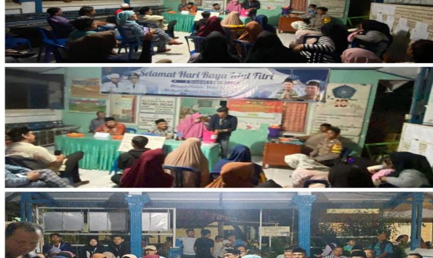Bhabinkamtibmas Kelurahan Pondok Besi Hadiri Pemilihan Ketua RW 01 dan RW 02 