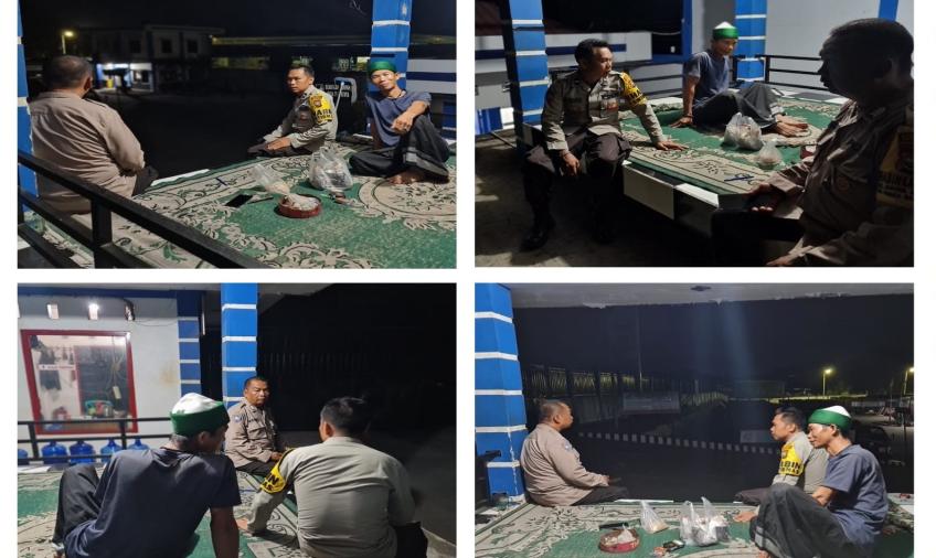 Patroli Dialogis dan Sambang, Polsek Muara Bangkahulu Berikan Imbaun Kamtibmas 