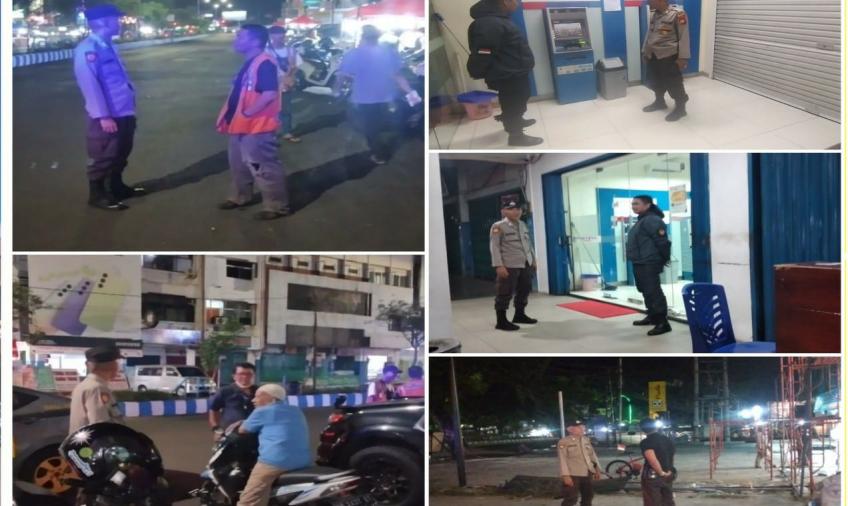 Cegah Tindak Pidana 3C, Polsek Ratu Samban Patroli Objek Vital 